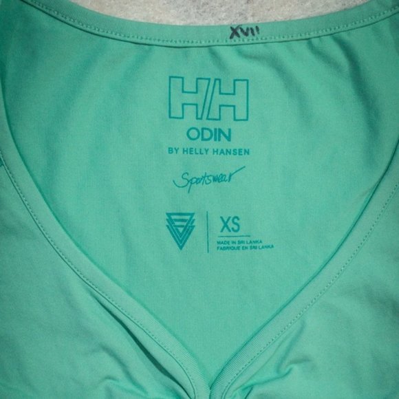 ODIN by Helly Hansen Mint V-Neck Tank Top, H/H - Picture 3 of 8